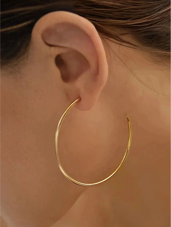 Furano Studio 18k Gold Statement Hoop Earrings