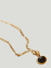 Furano Studio Black Onyx Agate Gemstone Pendant Necklace