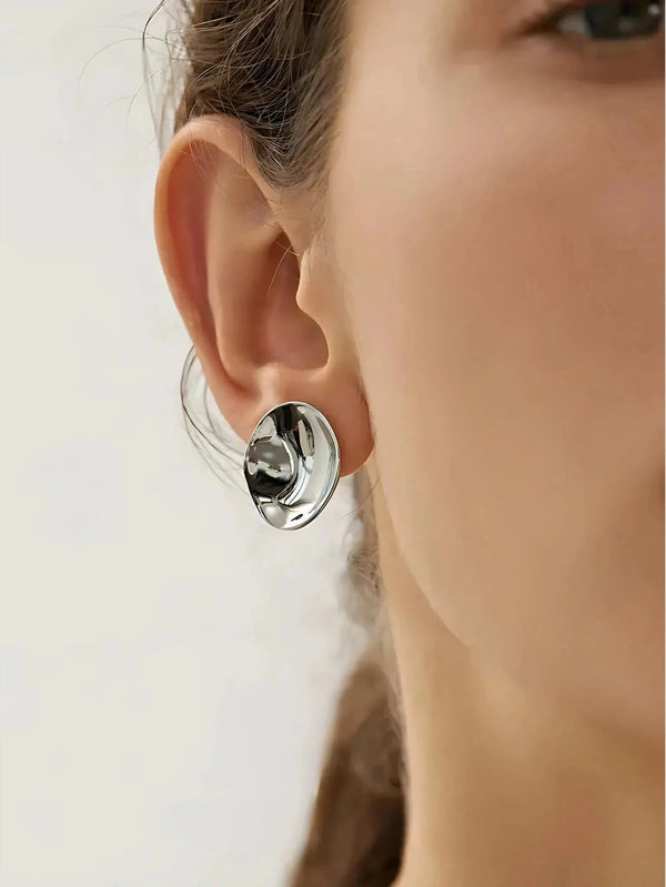 Furano Studio Irregular Round Beaded Stud Earrings
