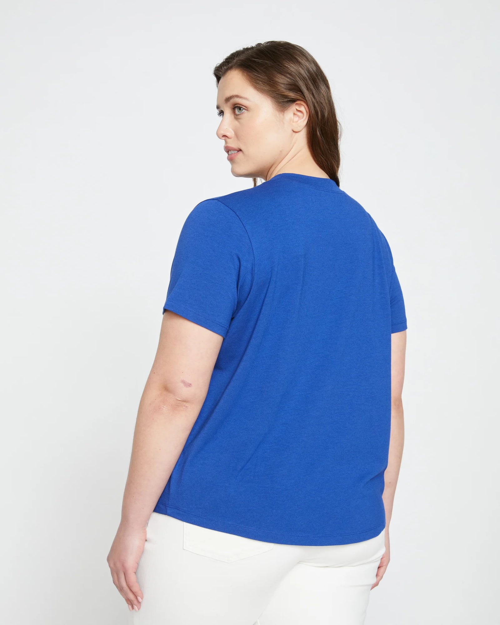 Universal Standard Short Sleeve V Neck Tee