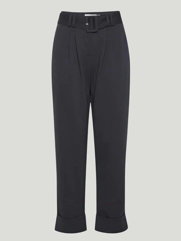 ICHI Simonse Pant - AAPI Owned Brand, BIPOC Brand, Black, Bottoms, Eco-Conscious Brand, l, m, Pants, Philanthropic Brand - Luxury Women's Fashion at Queen Anna House of Fashion
