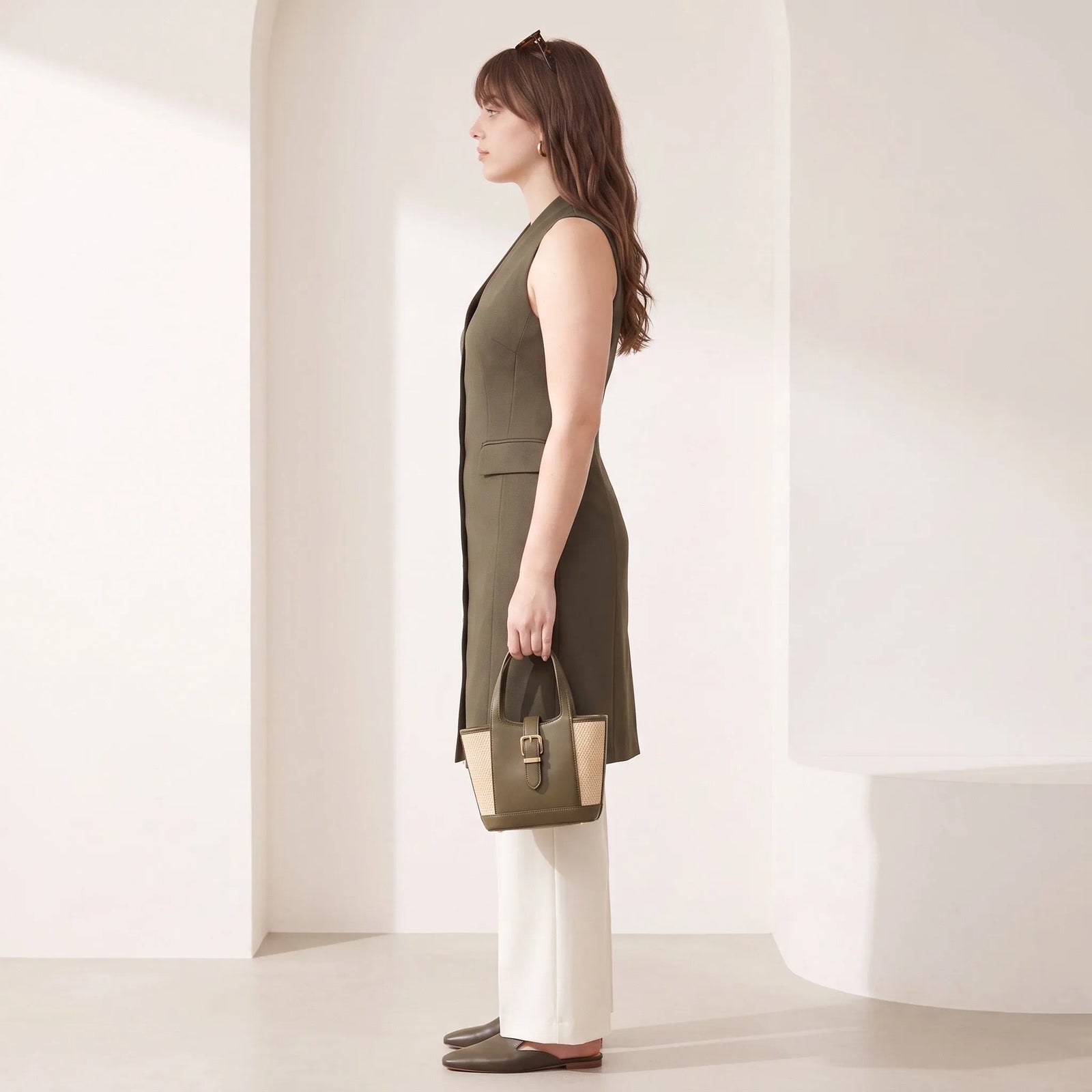 M.M.LaFleur M.M.LaFleur Cassandra Dress in Olive - Dress | Queen Anna House of Fashion Women's Luxury Fashion