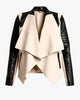 Blanc Noir Blanc Noir Drape Front Jacket in S - Outerwear | Queen Anna House of Fashion Women's Luxury Fashion