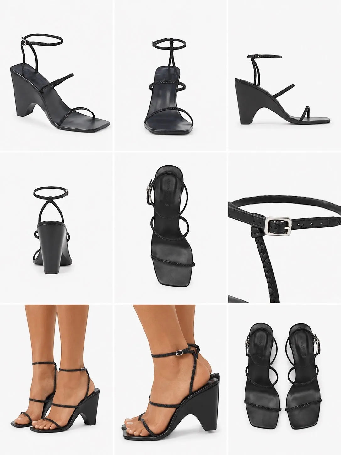 Jaggar Jaggar Woven Leather Wedge Sandals in 36 - Shoes | Queen Anna House of Fashion Women's Luxury Fashion