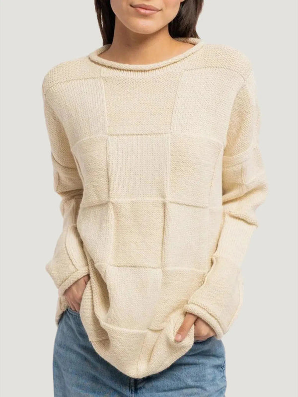 LAUDE the Label Heritage Basketweave Sweater