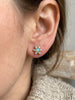La Kaiser Blue Opal Diamond Daisy Studs