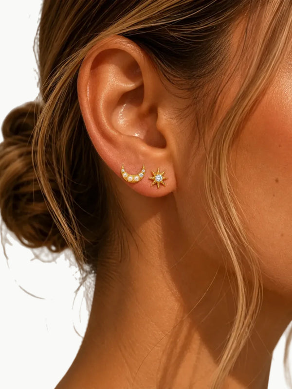 La Kaiser La Kaiser Diamond Celestial Dream Studs in Celestial Dream Studs - Jewelry | Queen Anna House of Fashion Women's Luxury Fashion