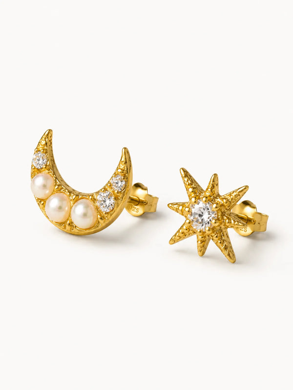 La Kaiser La Kaiser Diamond Celestial Dream Studs in Celestial Dream Studs - Jewelry | Queen Anna House of Fashion Women's Luxury Fashion