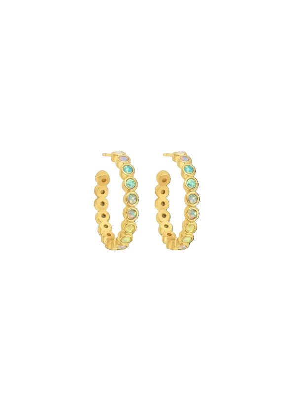 La Kaiser Opal Ombre Grande Hoops-La Kaiser-Queen Anna House of Fashion