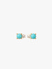 La Kaiser Turquoise Diamond Doublet Studs
