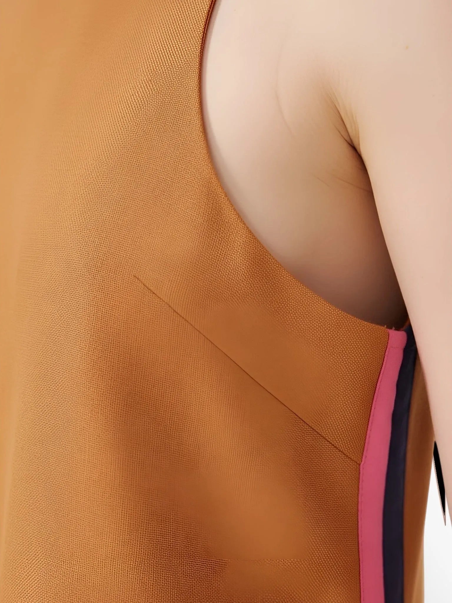 Lanhtropy Lanhtropy Anna Linen Top in Caramel - Top | Queen Anna House of Fashion Women's Luxury Fashion