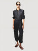 Lanhtropy Lanhtropy Cargo Linen Pants in Black - Bottom | Queen Anna House of Fashion Women's Luxury Fashion