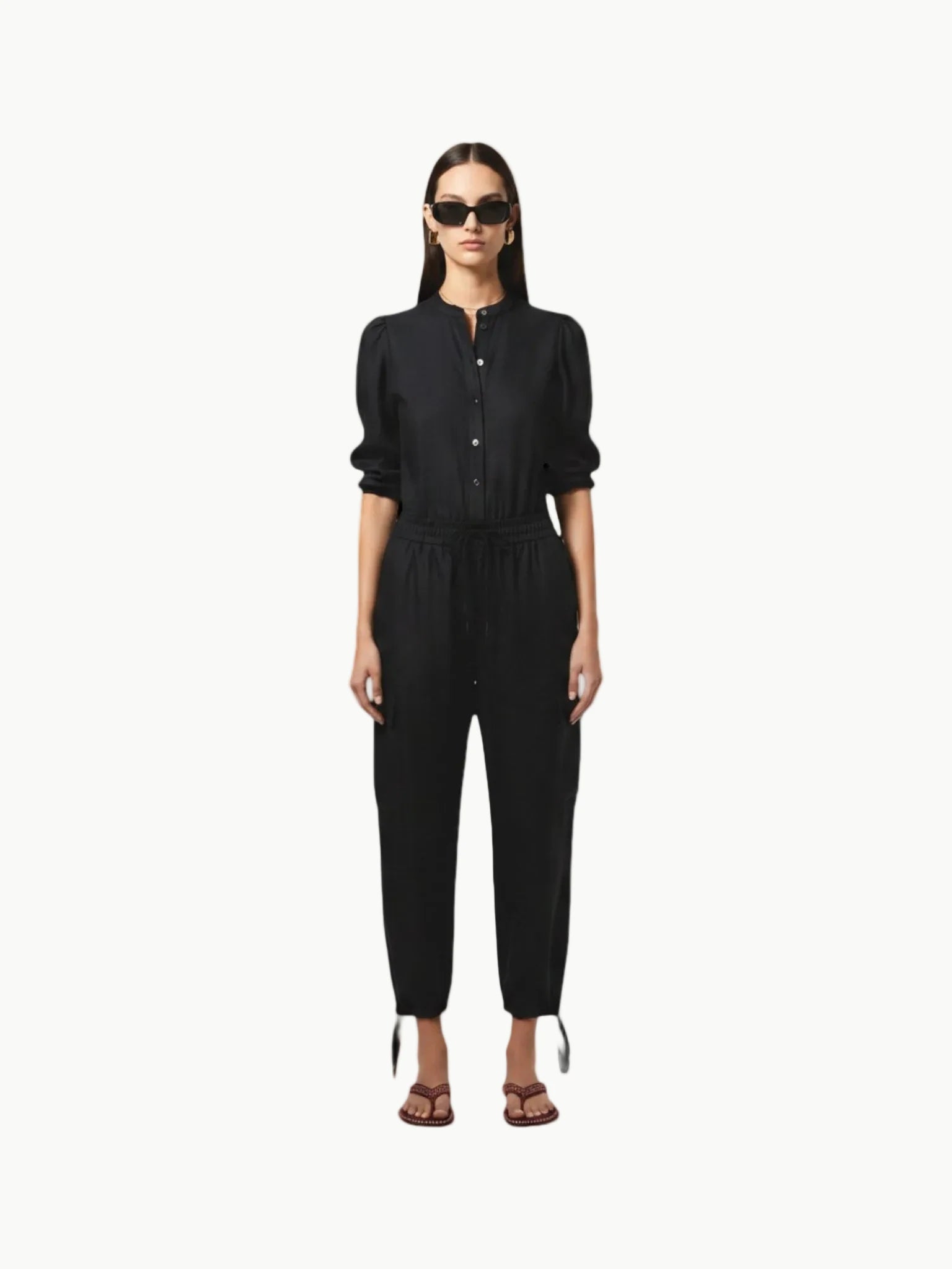 Lanhtropy Cargo Linen Pants