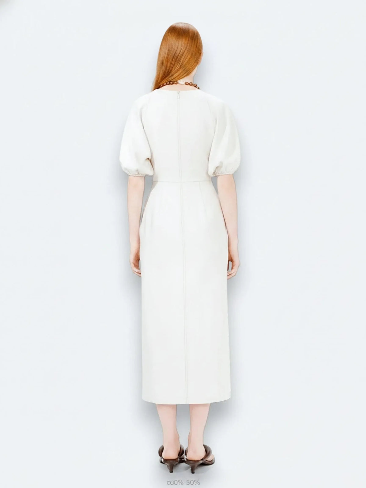 Lanhtropy Lanhtropy Ios Linen Dress in Natural White - Dress | Queen Anna House of Fashion Women's Luxury Fashion