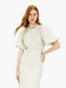 Lanhtropy Lanhtropy Ios Linen Dress in Natural White - Dress | Queen Anna House of Fashion Women's Luxury Fashion