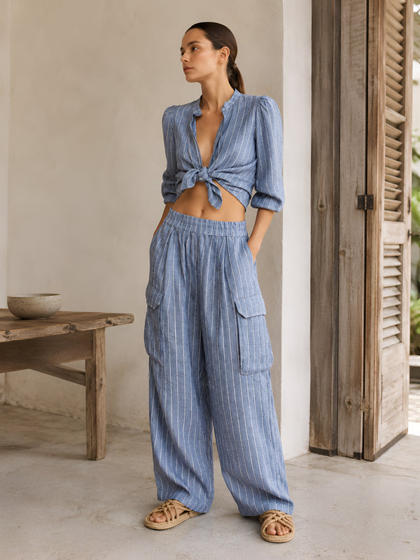 Lanhtropy Luca Linen Pants