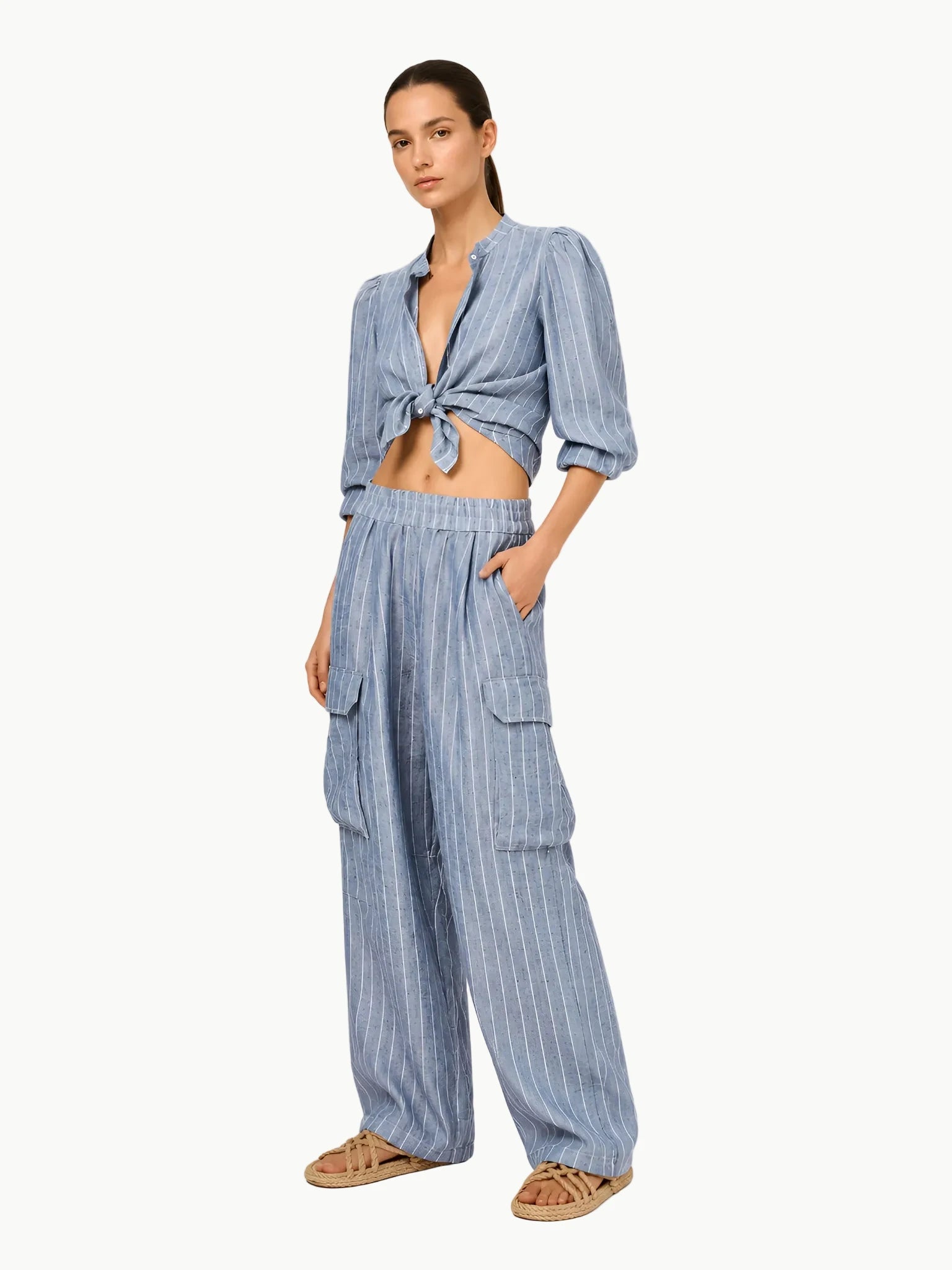 Lanhtropy Luca Linen Pants