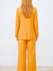 Lanhtropy Lanhtropy Milano Linen Blazer in Caramel - Outerwear | Queen Anna House of Fashion Women's Luxury Fashion