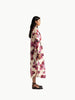 Lanhtropy Lanhtropy Sake Linen Tencel Dress in Hibiscus Linen Dress - Dress | Queen Anna House of Fashion Women's Luxury Fashion