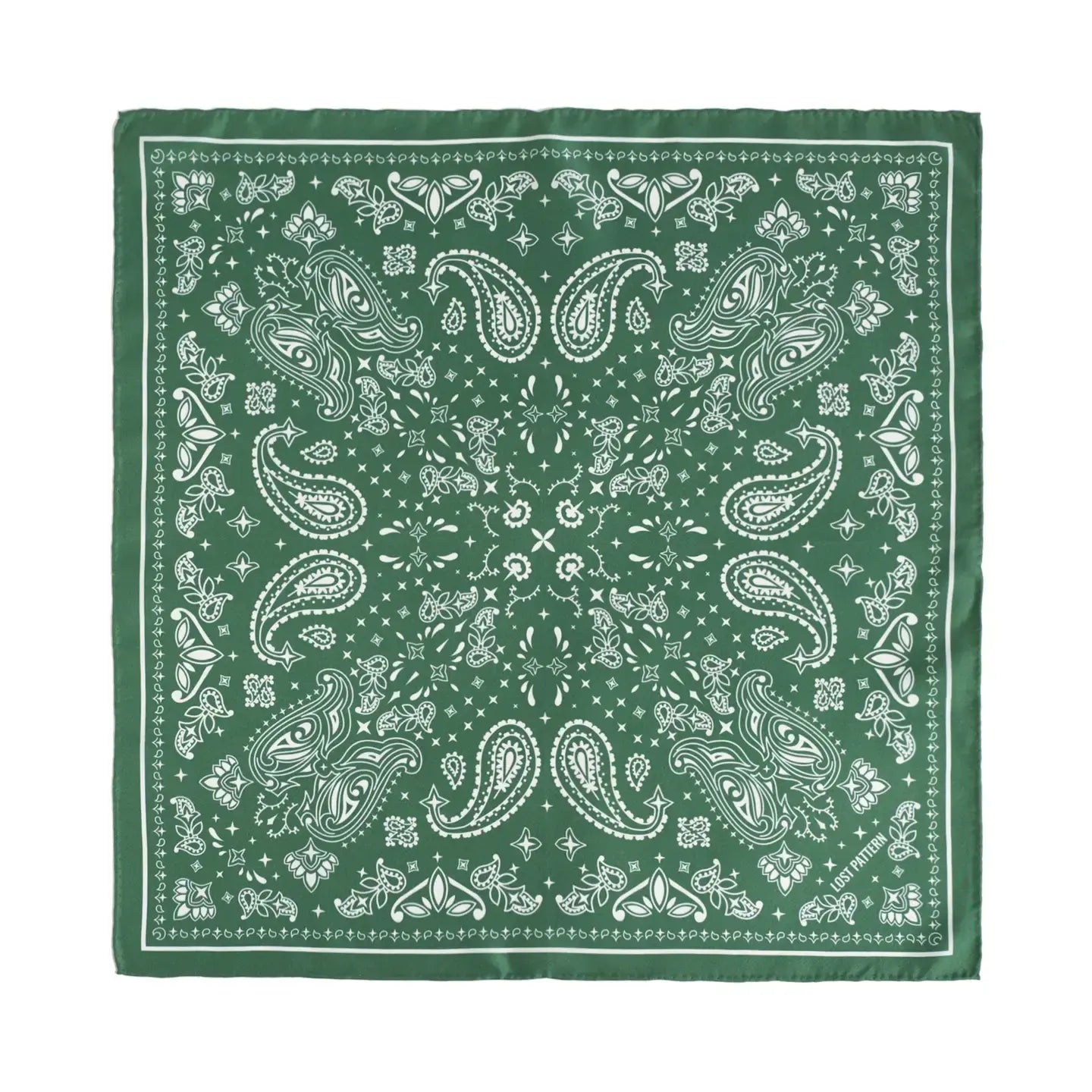 Lost Pattern NYC Paisley Silk Bandana Scarf-Lost Pattern NYC-Queen Anna House of Fashion