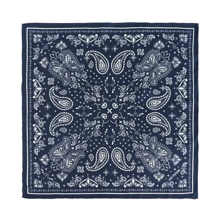Lost Pattern NYC Paisley Silk Bandana Scarf-Lost Pattern NYC-Queen Anna House of Fashion