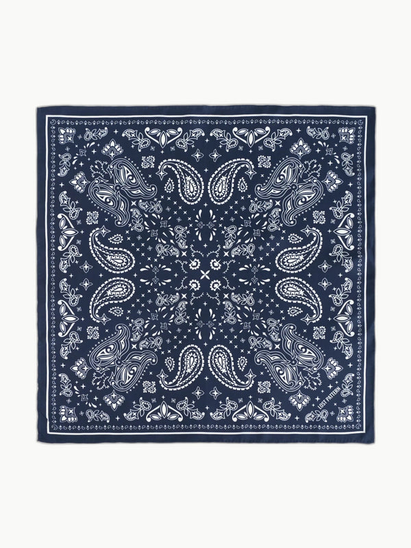 Lost Pattern NYC Paisley Silk Bandana Scarf