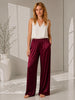 LUNYA Lunya Washable Silk Tank & Pant Set in Burgundy Pant - Top | Queen Anna House of Fashion Women's Luxury Fashion