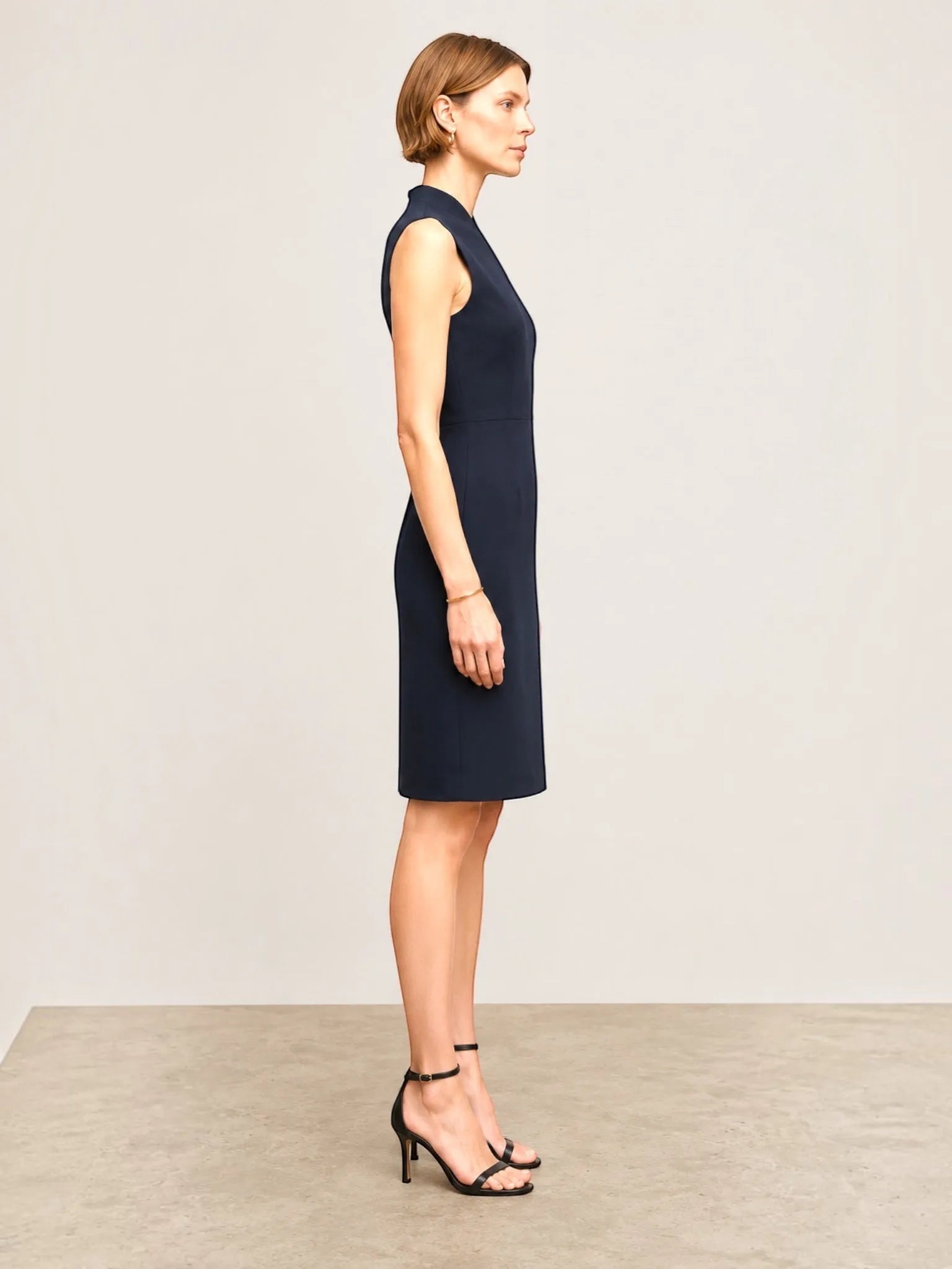 M.M.LaFleur M.M.LaFleur Aditi Sleeveless Sheath Dress in Midnight Blue - Dress | Queen Anna House of Fashion Women's Luxury Fashion