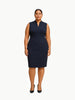 M.M.LaFleur M.M.LaFleur Aditi Sleeveless Sheath Dress in Midnight Blue - Dress | Queen Anna House of Fashion Women's Luxury Fashion