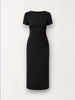 M.M.LaFleur M.M.LaFleur Glenda Fancy T-Shirt Dress in Black - Dress | Queen Anna House of Fashion Women's Luxury Fashion