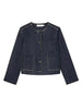M.M.LaFleur Kane Cropped Stretch Denim Jacket-M.M.LaFleur-Queen Anna House of Fashion
