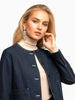M.M.LaFleur M.M.LaFleur Kane Cropped Stretch Denim Jacket in 12 - Outerwear | Queen Anna House of Fashion Women's Luxury Fashion