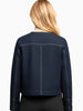 M.M.LaFleur M.M.LaFleur Kane Cropped Stretch Denim Jacket in 12 - Outerwear | Queen Anna House of Fashion Women's Luxury Fashion