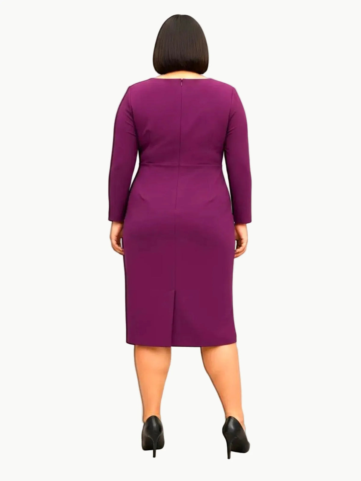 M.M.LaFleur M.M.LaFleur Maxine Dress in Plumberry - Dress | Queen Anna House of Fashion Women's Luxury Fashion