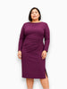 M.M.LaFleur M.M.LaFleur Maxine Dress in Plumberry - Dress | Queen Anna House of Fashion Women's Luxury Fashion