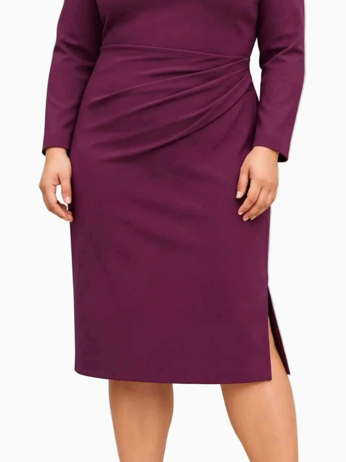 M.M.LaFleur M.M.LaFleur Maxine Dress in Plumberry - Dress | Queen Anna House of Fashion Women's Luxury Fashion