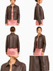 M.M.LaFleur M.M.LaFleur Nicky Vegan Leather Jacket in Brown - Outerwear | Queen Anna House of Fashion Women's Luxury Fashion
