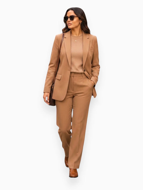 M.M.LaFleur M.M.LaFleur Smith Twill Pants in Camel - Bottom | Queen Anna House of Fashion Women's Luxury Fashion