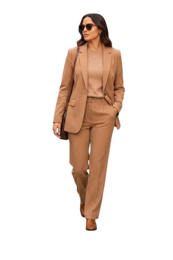 M.M.LaFleur M.M.LaFleur Smith Yiyan Blazer in Camel - Outerwear | Queen Anna House of Fashion Women's Luxury Fashion
