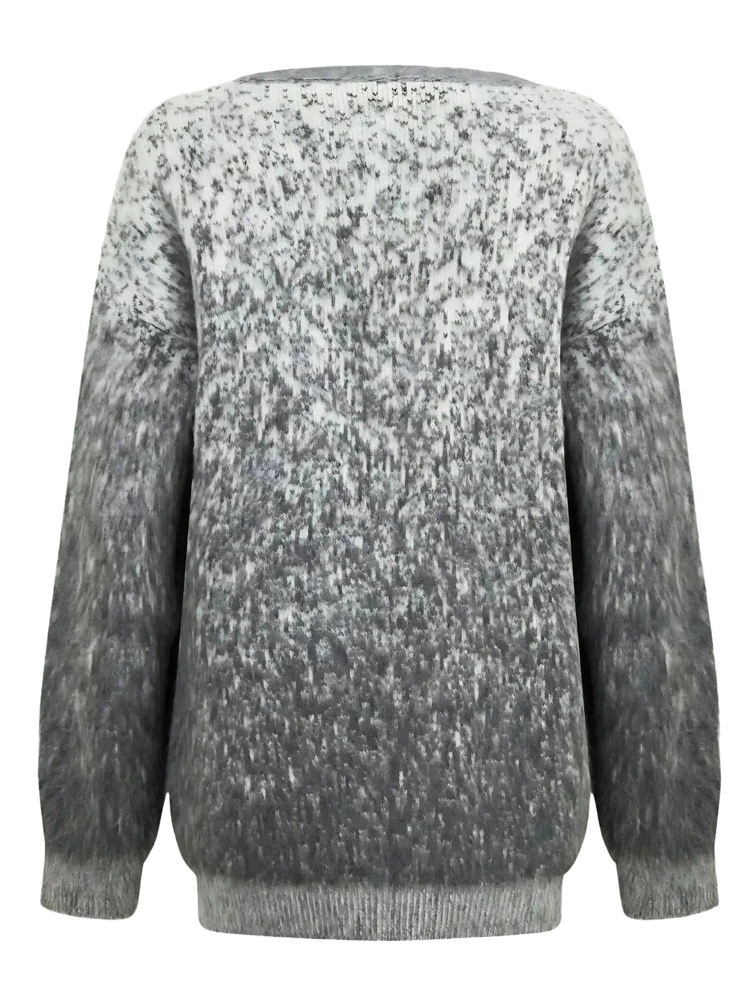 NOCTURNE Gradient Oversized Cardigan-NOCTURNE-Queen Anna House of Fashion