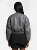 NOCTURNE NOCTURNE Vegan Leather Bomber Jacket in S - Outerwear | Queen Anna House of Fashion Women's Luxury Fashion