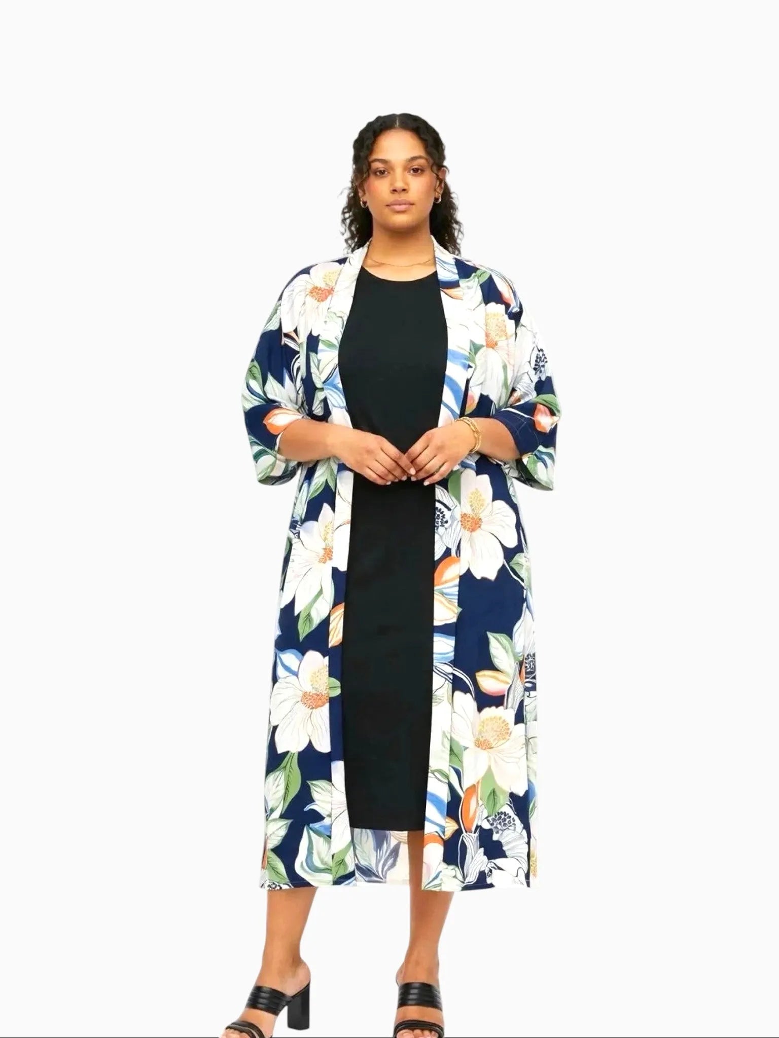 Neu Nomads Neu Nomads Audrey Kimono in Floral Kimono - Outerwear | Queen Anna House of Fashion Women's Luxury Fashion