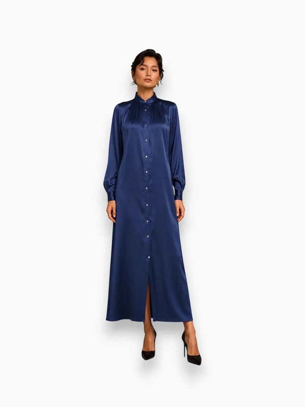 Neu Nomads Neu Nomads Camilla Shirt Dress in Blue - Dress | Queen Anna House of Fashion Women's Luxury Fashion