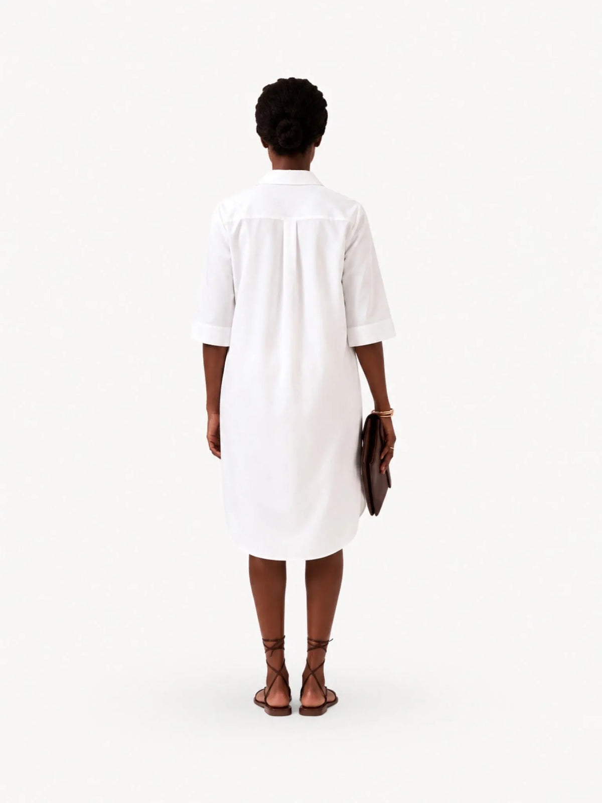 Neu Nomads Neu Nomads Chloe Shirt Dress in White - Dress | Queen Anna House of Fashion Women's Luxury Fashion