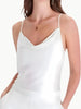 Neu Nomads Neu Nomads Cowl Neck Camisole in Snow White - Top | Queen Anna House of Fashion Women's Luxury Fashion