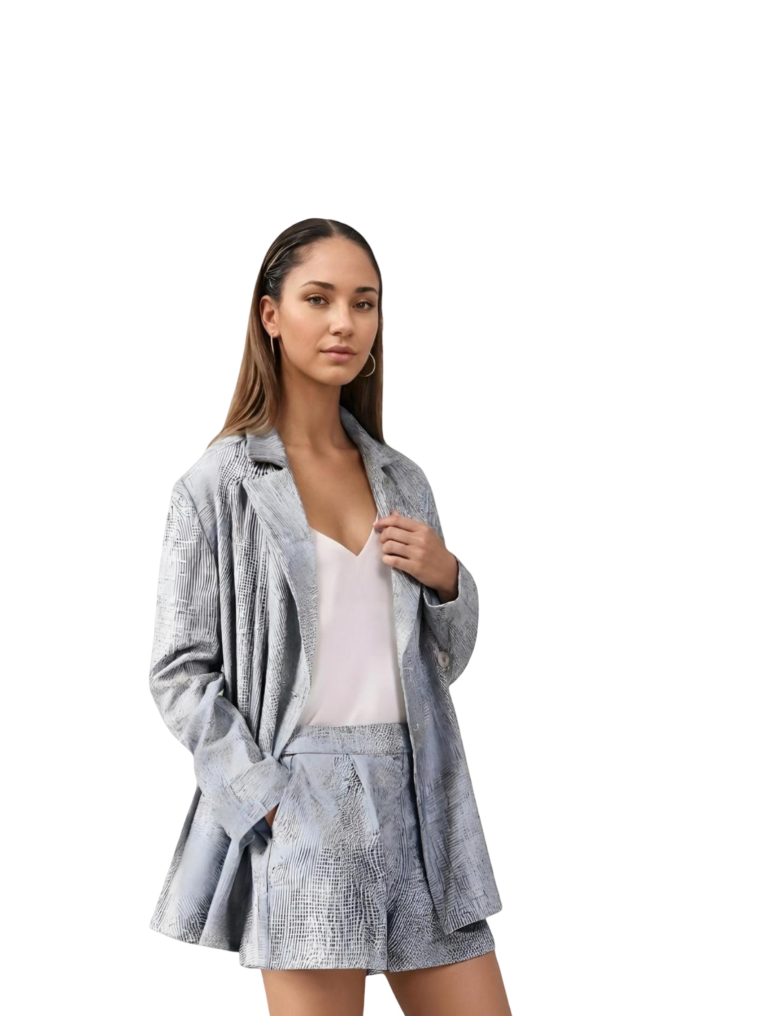 Neu Nomads Neu Nomads Handloom Jiline Jacket in Black + White - Outerwear | Queen Anna House of Fashion Women's Luxury Fashion