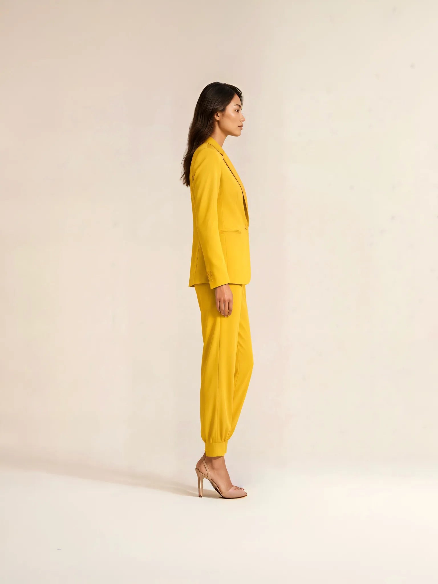 Neu Nomads Neu Nomads Karlie Blazer in Mustard - Outerwear | Queen Anna House of Fashion Women's Luxury Fashion