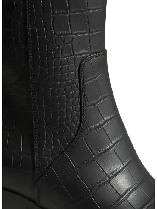 OASIS SOCIETY The Miley Alligator Print Pointed Toe Bootie-OASIS SOCIETY-Queen Anna House of Fashion