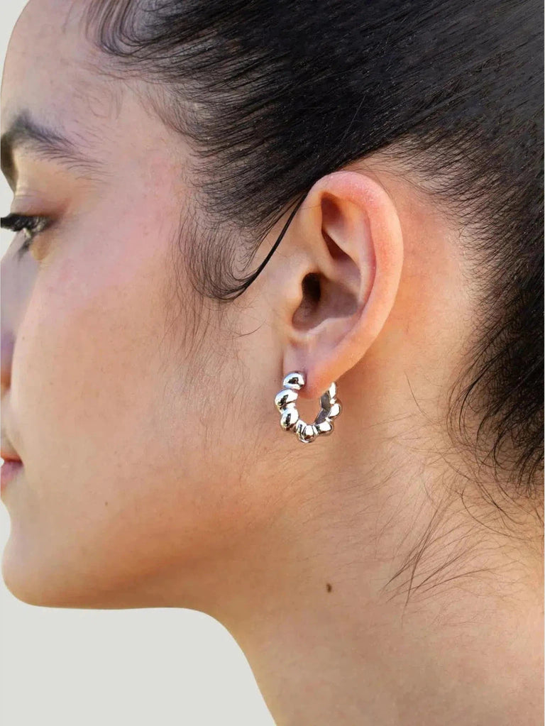 OUTOFOFFICE Cloud Earrings - AAPI Owned Brand, Accessories, BIPOC Brand, Earrings, Eco-Conscious Brand, Faire, Gold, Jewelry, Phi - Luxury Women's Fashion at Queen Anna House of Fashion