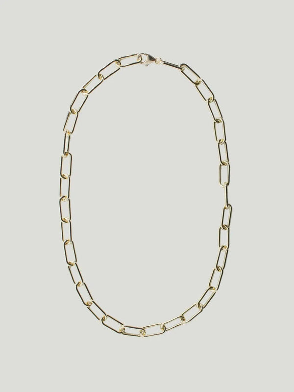 OUTOFOFFICE Modern Chain Necklace - AAPI Owned Brand, Accessories, BIPOC Brand, Eco-Conscious Brand, Gold, Jewelry, Necklaces, Philanthr - Luxury Women's Fashion at Queen Anna House of Fashion